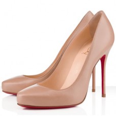 Zapatos de tacón Christian Louboutin Elisa de 100 mm color nude Zapatos de tacón Christian Louboutin Elisa de 100 mm color nude