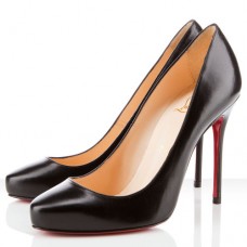 Zapatos de tacón Christian Louboutin Elisa de 100 mm, color negro. Zapatos de tacón Christian Louboutin Elisa de 100 mm, color negro.