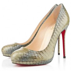 Zapatos de tacón Christian Louboutin Filo de 120 mm, color verde. Zapatos de tacón Christian Louboutin Filo de 120 mm, color verde.