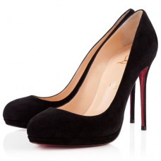 Zapatos de tacón Christian Louboutin Filo de 120 mm, color negro. Zapatos de tacón Christian Louboutin Filo de 120 mm, color negro.
