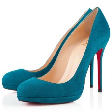 Zapatos de tacón Christian Louboutin Filo de 120 mm color pavo real Zapatos de tacón Christian Louboutin Filo de 120 mm color pavo real
