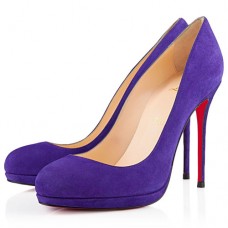 Zapatos de tacón Christian Louboutin Filo de 120 mm, color violeta. Zapatos de tacón Christian Louboutin Filo de 120 mm, color violeta.