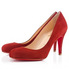 Zapatos de tacón Christian Louboutin Ron Ron de 80 mm, color rojo. Zapatos de tacón Christian Louboutin Ron Ron de 80 mm, color rojo.