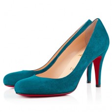 Zapatos de tacón Christian Louboutin Ron Ron de 80 mm color pavo real Zapatos de tacón Christian Louboutin Ron Ron de 80 mm color pavo real