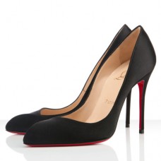 Zapatos de tacón Christian Louboutin Corneille de 100 mm, color negro. Zapatos de tacón Christian Louboutin Corneille de 100 mm, color negro.