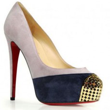 Zapatos de tacón Christian Louboutin Maggie de 140 mm, color morado. Zapatos de tacón Christian Louboutin Maggie de 140 mm, color morado.