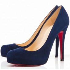 Zapatos de tacón Christian Louboutin Rolando de 120 mm, color azul marino Zapatos de tacón Christian Louboutin Rolando de 120 mm, color azul marino