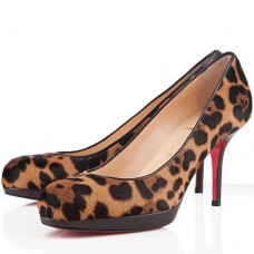Zapatos de tacón Christian Louboutin Prorata de 80 mm con estampado de leopardo. Zapatos de tacón Christian Louboutin Prorata de 80 mm con estampado de leopardo.