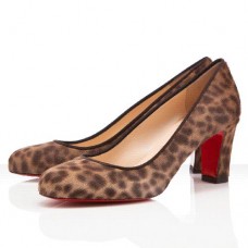 Zapatos de tacón Christian Louboutin Mistica de 60 mm con estampado de leopardo. Zapatos de tacón Christian Louboutin Mistica de 60 mm con estampado de leopardo.