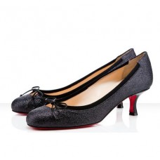 Zapatos de tacón Christian Louboutin Neo Mars de 40 mm, color negro. Zapatos de tacón Christian Louboutin Neo Mars de 40 mm, color negro.