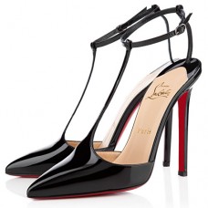 Zapatos de tacón Christian Louboutin T-Piga de 120 mm, color negro. Zapatos de tacón Christian Louboutin T-Piga de 120 mm, color negro.