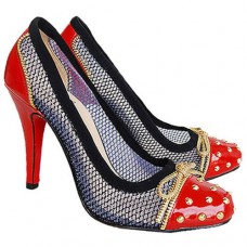 Zapatos de tacón Christian Louboutin Candy Lace de 120 mm en color rojo. Zapatos de tacón Christian Louboutin Candy Lace de 120 mm en color rojo.