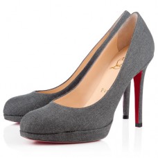 Zapatos de tacón Christian Louboutin New Simple de 120 mm, color gris. Zapatos de tacón Christian Louboutin New Simple de 120 mm, color gris.