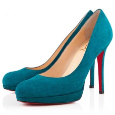 Zapatos de tacón Christian Louboutin New Simple de 120 mm color pavo real Zapatos de tacón Christian Louboutin New Simple de 120 mm color pavo real