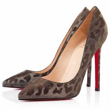 Zapatos de tacón Christian Louboutin Pigalle de 120 mm con estampado de leopardo. Zapatos de tacón Christian Louboutin Pigalle de 120 mm con estampado de leopardo.