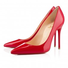 Zapatos de tacón Christian Louboutin Decollete 554 de 100 mm, color rojo. Zapatos de tacón Christian Louboutin Decollete 554 de 100 mm, color rojo.