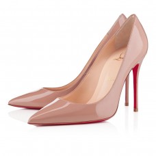Zapatos de tacón Christian Louboutin Decollete 554 de 100 mm, color nude. Zapatos de tacón Christian Louboutin Decollete 554 de 100 mm, color nude.