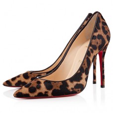 Zapatos de tacón Christian Louboutin Decollete 554 de 100 mm con estampado de leopardo. Zapatos de tacón Christian Louboutin Decollete 554 de 100 mm con estampado de leopardo.