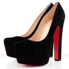 Zapatos de tacón Christian Louboutin Daffy de 160 mm, color negro. Zapatos de tacón Christian Louboutin Daffy de 160 mm, color negro.