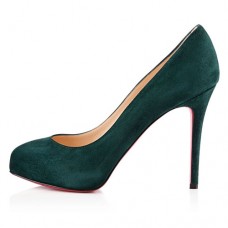 Zapatos de tacón Christian Louboutin New Declic de 120 mm, color verde. Zapatos de tacón Christian Louboutin New Declic de 120 mm, color verde.