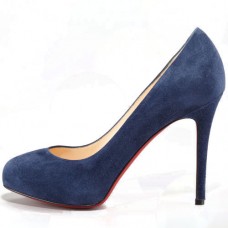 Zapatos de tacón Christian Louboutin New Declic de 120 mm, color azul marino Zapatos de tacón Christian Louboutin New Declic de 120 mm, color azul marino