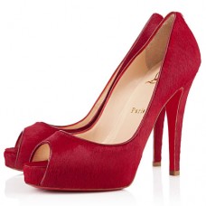 Zapatos de tacón Christian Louboutin Very Prive de 100 mm con puntera abierta y diseño de llama Zapatos de tacón Christian Louboutin Very Prive de 100 mm con puntera abierta y diseño de llama