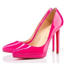Zapatos de tacón Christian Louboutin Pigalle Plato de 120 mm, color rosa matador. Zapatos de tacón Christian Louboutin Pigalle Plato de 120 mm, color rosa matador.