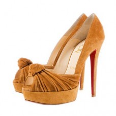 Christian Louboutin Greissimo 140 mm Zapatos de tacón peep toe Amarillo Christian Louboutin Greissimo 140 mm Zapatos de tacón peep toe Amarillo