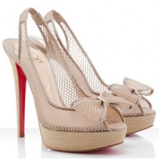 Zapatos de tacón Christian Louboutin Exclu de 140 mm, color beige. Zapatos de tacón Christian Louboutin Exclu de 140 mm, color beige.