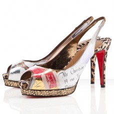 Zapatos de tacón Christian Louboutin Winter Trash de 100 mm, multicolor. Zapatos de tacón Christian Louboutin Winter Trash de 100 mm, multicolor.
