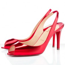 Zapatos de tacón Christian Louboutin You You de 80 mm, color rojo. Zapatos de tacón Christian Louboutin You You de 80 mm, color rojo.