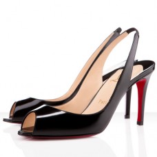Zapatos de tacón Christian Louboutin You You de 80 mm, color negro. Zapatos de tacón Christian Louboutin You You de 80 mm, color negro.
