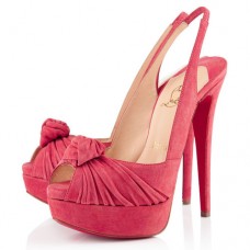 Zapatos de tacón Christian Louboutin Jenny de 140 mm con tira trasera, color rosa París Zapatos de tacón Christian Louboutin Jenny de 140 mm con tira trasera, color rosa París