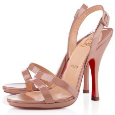 Zapatos de tacón Christian Louboutin Fine Romance de 120 mm, color nude. Zapatos de tacón Christian Louboutin Fine Romance de 120 mm, color nude.