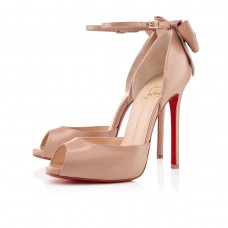 Christian Louboutin Dos Noeud Sandalias 120mm Desnudo Christian Louboutin Dos Noeud Sandalias 120mm Desnudo
