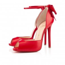 Christian Louboutin Dos Noeud 120 mm Ocasión especial Rojo Christian Louboutin Dos Noeud 120 mm Ocasión especial Rojo