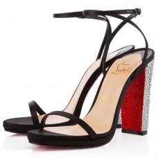 Sandalias Christian Louboutin Au Palace de 120 mm, color verde. Sandalias Christian Louboutin Au Palace de 120 mm, color verde.