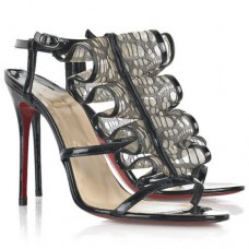 Sandalias Christian Louboutin Fortitia de 100 mm negras Sandalias Christian Louboutin Fortitia de 100 mm negras