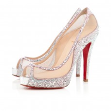 Zapatos de tacón Christian Louboutin Camillas de 120 mm con puntera abierta Aurora Boreal Zapatos de tacón Christian Louboutin Camillas de 120 mm con puntera abierta Aurora Boreal