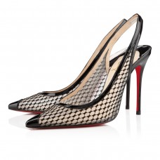 Sandalias Christian Louboutin Nu et Nu de 100 mm, color negro. Sandalias Christian Louboutin Nu et Nu de 100 mm, color negro.