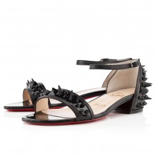 Sandalias planas Christian Louboutin Druide negras Sandalias planas Christian Louboutin Druide negras