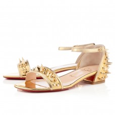 Sandalias planas Christian Louboutin Druide doradas Sandalias planas Christian Louboutin Druide doradas