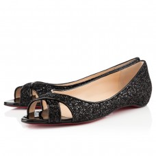 Sandalias planas Croisette de Christian Louboutin negras Sandalias planas Croisette de Christian Louboutin negras