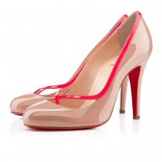 Zapatos de tacón Christian Louboutin Cross Ronda de 100 mm, color negro. Zapatos de tacón Christian Louboutin Cross Ronda de 100 mm, color negro.