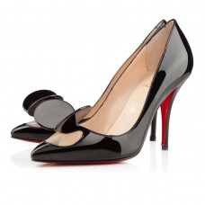 Zapatos de tacón Christian Louboutin Madame Mouse de 100 mm, color negro. Zapatos de tacón Christian Louboutin Madame Mouse de 100 mm, color negro.