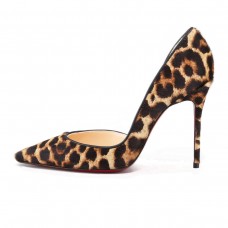 Zapatos de tacón Christian Louboutin Iriza de 100 mm con estampado de leopardo. Zapatos de tacón Christian Louboutin Iriza de 100 mm con estampado de leopardo.
