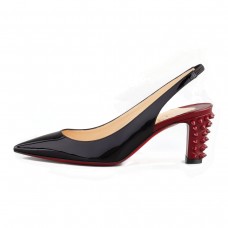 Zapatos de tacón Christian Louboutin Lemer de 40 mm, color negro. Zapatos de tacón Christian Louboutin Lemer de 40 mm, color negro.