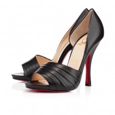 Zapatos de tacón Christian Louboutin Charmu de 120 mm, color negro. Zapatos de tacón Christian Louboutin Charmu de 120 mm, color negro.