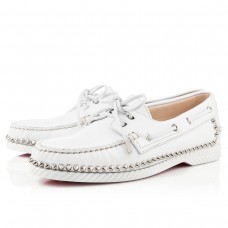Mocasines Christian Louboutin Steckel blancos Mocasines Christian Louboutin Steckel blancos