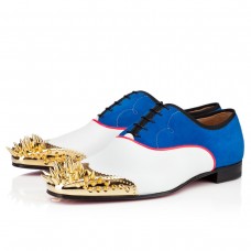 Mocasines Christian Louboutin Tyronito Blanco/Azul Mocasines Christian Louboutin Tyronito Blanco/Azul